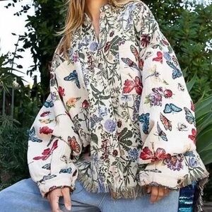 POL Butterfly Effect Jacquard Jacket